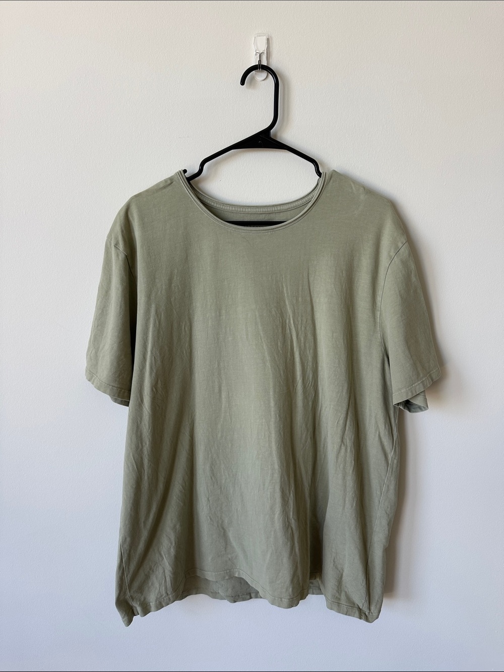 AllSaints Men's Sage Green Short-Sleeve Crewneck T-Shirt